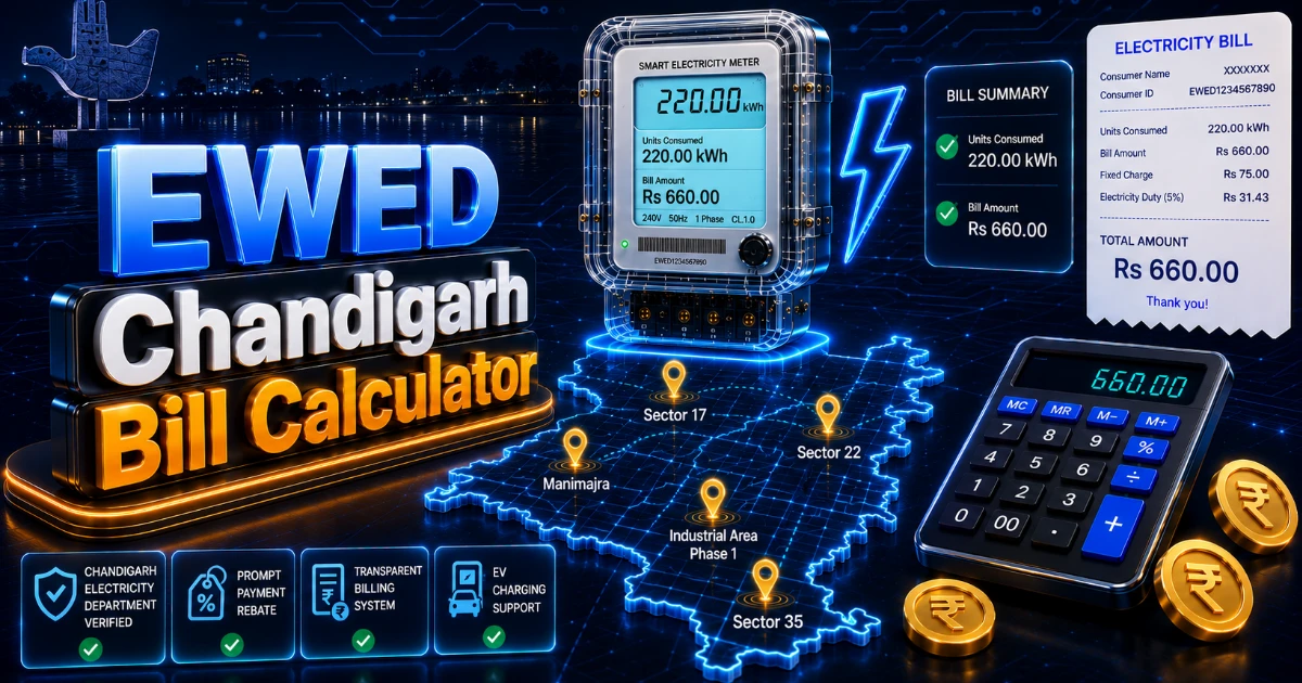 Chandigarh Bill Calculator 2026 (Latest Updated)