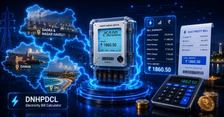 DNHPDCL Bill Calculator 2026 (Latest Updated)