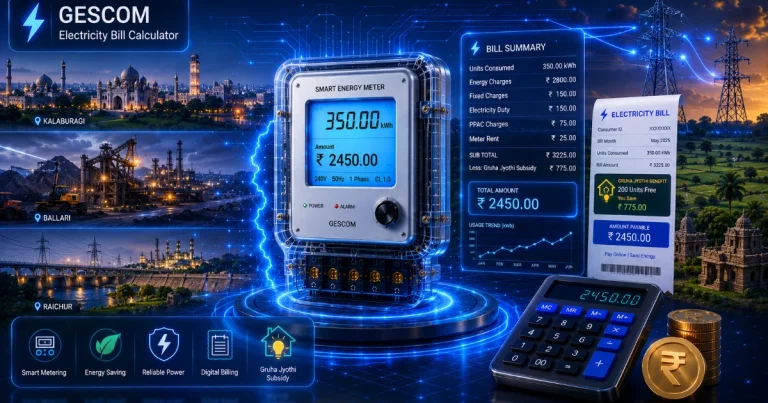1 Unit Electricity Price in GESCOM 2026 (Latest Updated)