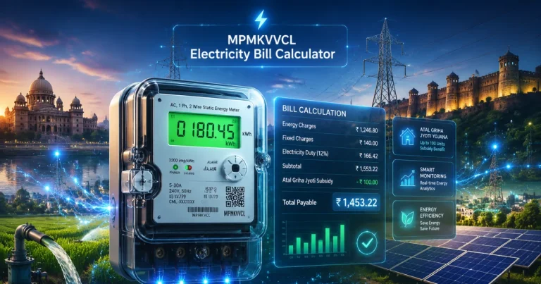 1 Unit Electricity Price in MPMKVVCL 2026 (Latest Updated)