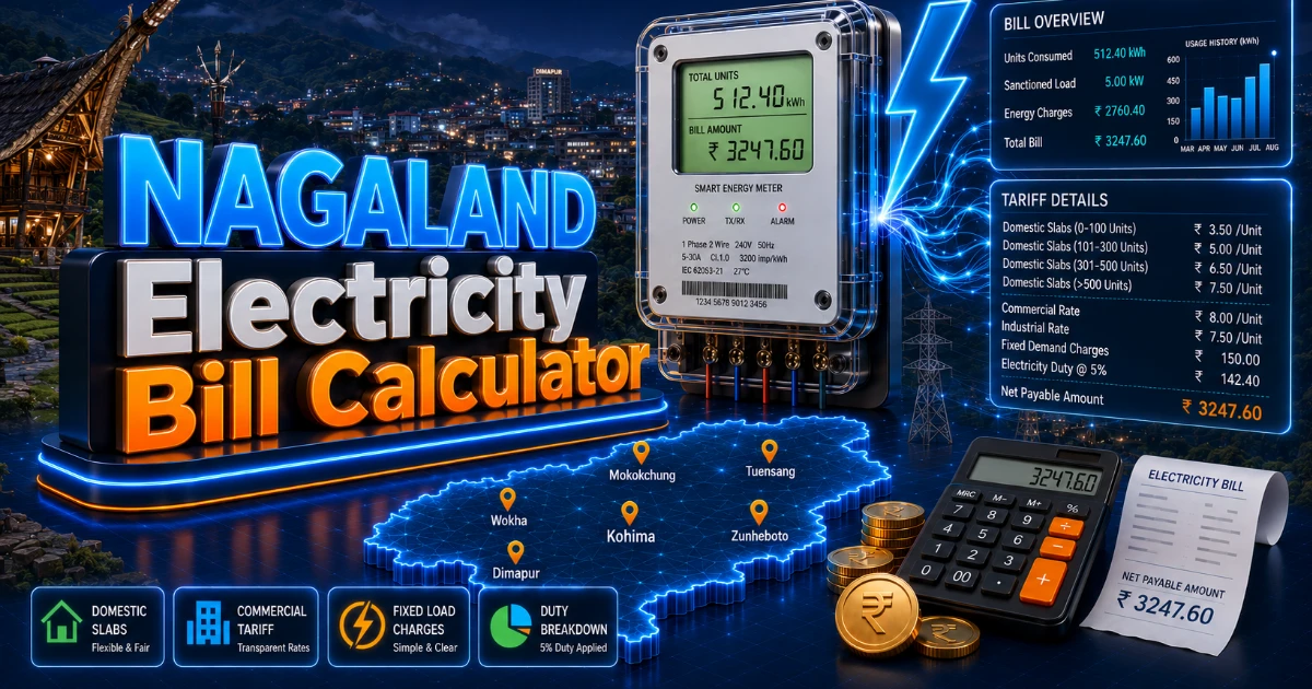Nagaland Power Electricity Tariff Rates 2026 (Latest Updated)