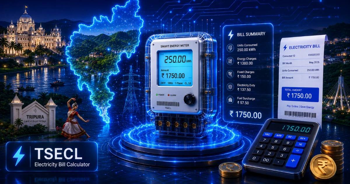 TSECL Bill Calculator 2026 (Latest Updated)